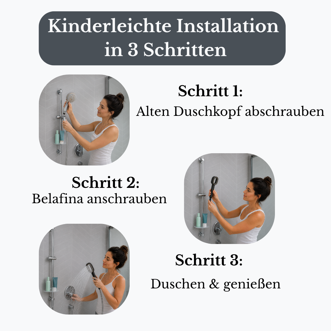 Belafina - Premium Filterduschkopf